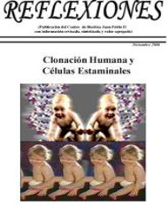 Clonaci&oacute;n Humana y C&eacute;lulas Estaminales.
