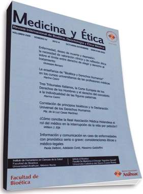 REVISTA MEDICINA Y ÉTICA.